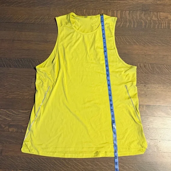 Lululemon Fast and Free Tank Lemon Vibe Mens Medium EUC - Picture 9 of 9